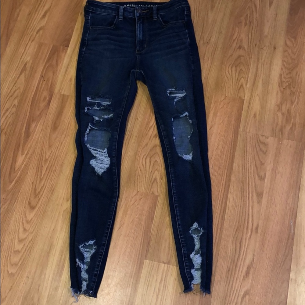 american eagle super high rise